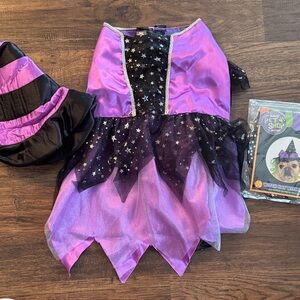 Buy for next year at reduced price.  Dogs Witch Costume/2 Hats